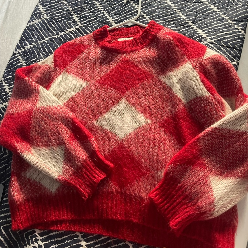 Sandro Gingham Swester